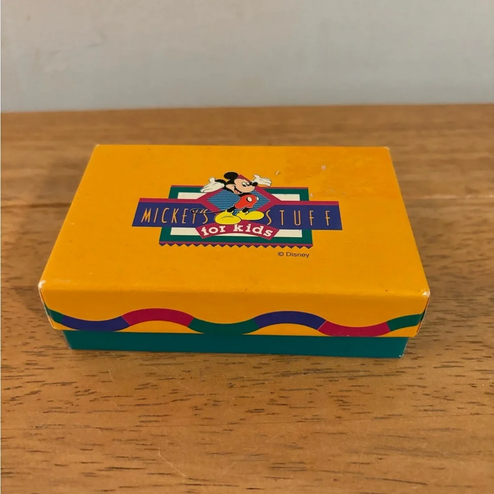Disney Stuff Kids Mickey and Donald Post Dangle Earrings in Box